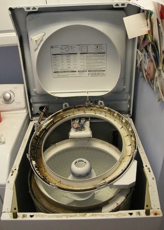 Máy giặt chưa được vệ sinh